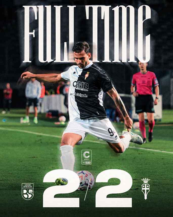 CALCIO CAMPIONATO SERIE C PARTITA BRESCIA TREVISO