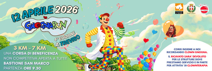 Gnogna Run Corsa Non Competitiva a Treviso Domenica 12 Aprile 2026