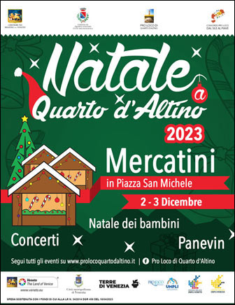 2023 mercatini di natale a quarto d'altino
