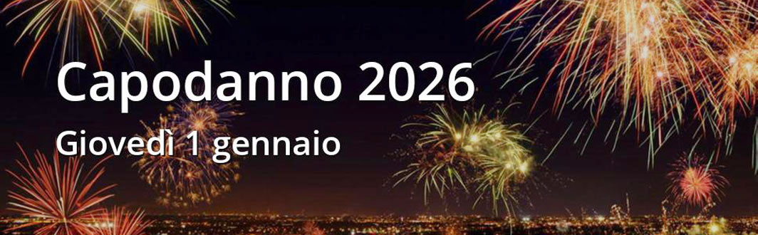 capodanno 2026 giovedi 1 gennaio