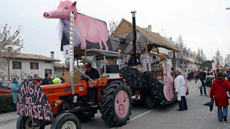 PREGANZIOL CARNEVALE IN PIAZZA carri mascherati