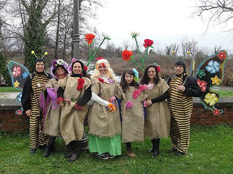 TREVISO SANT'ANGELO CARNEVALE IN QUARTIERE festa di carnevale per bambini