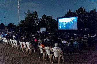 CINEMA ALL'APERTO arena aurora chiesa votiva