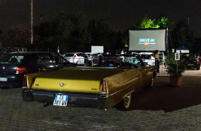 TREVISO CINEMA ALL'APERTO PER AUTO ARENA AURORA CHIESA VOTIVA