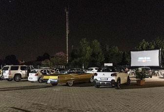 TREVISO DRIVE IN AUTO CINEMA ALL'APERTO arena aurora chiesa votiva