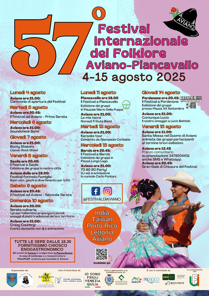 PROGRAMMA Festival Internazionale del Folklore Aviano Piancavallo 