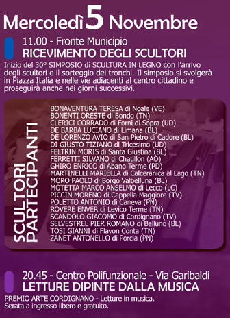 cordignano prealpi in festa 5 novembre