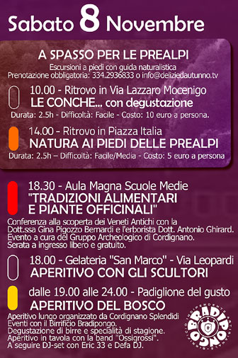 cordignano prealpi in festa 8 novembre