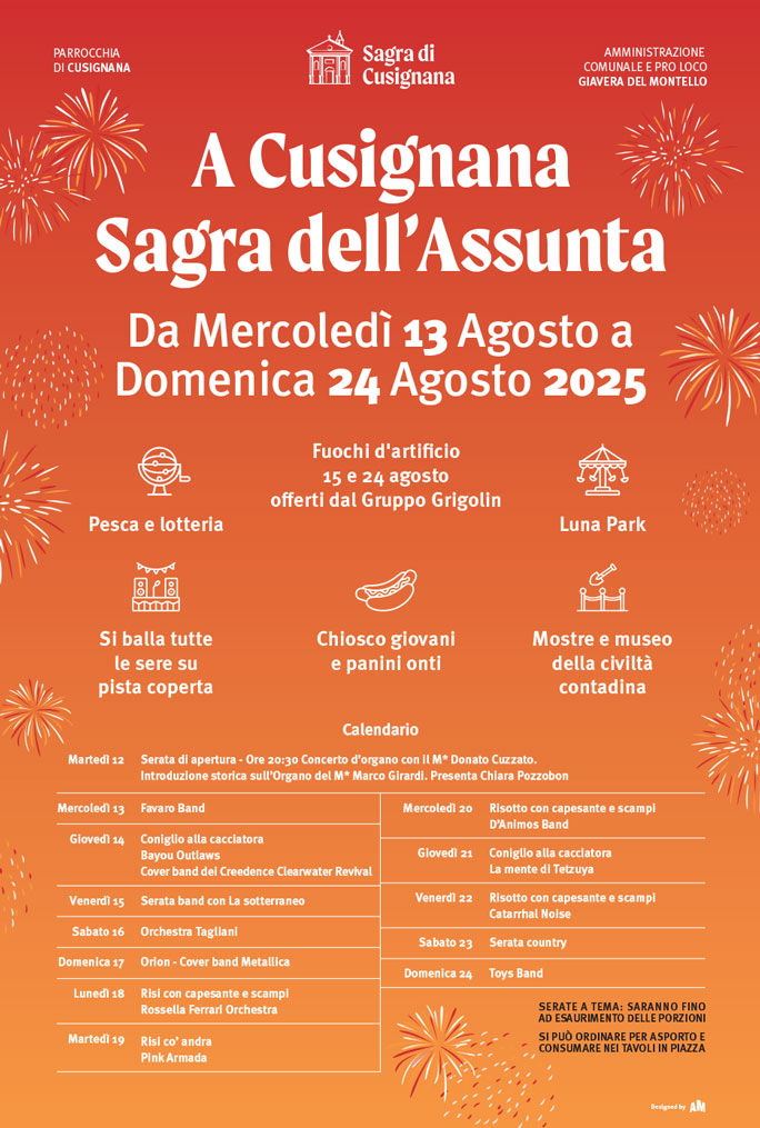 GIAVERA DEL MONTELLO CUSIGNANA SAGRA DI CUSIGNANA