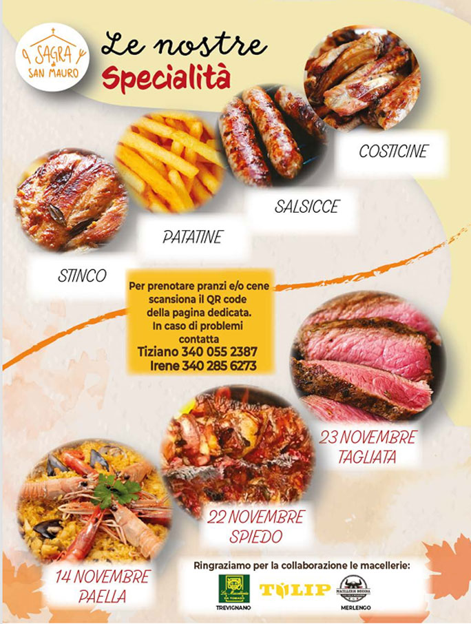 CASTAGNOLE SAGRA DI SAN MAURO specialità