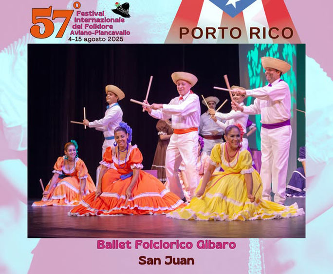 Festival Internazionale del Folklore di Aviano porto rico ballet folclorico gibaro di san juan