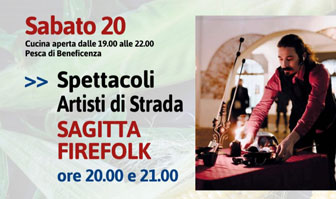 Spettacoli artisti di strada SAGITTA FIREFOLK