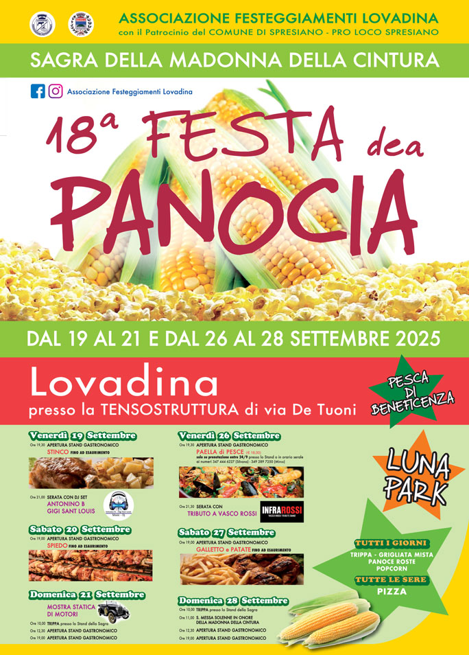 lovadina festa dea panocia sagra madonna della cintura 