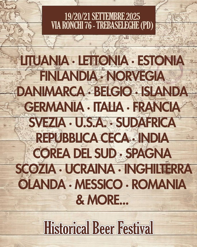 TREBASELEGHE HISTORICAL BEER FESTIVAL ORARI