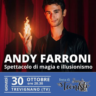 trevignano spettacolo di magia con Andy Farroni
