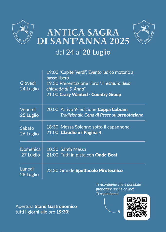 TREVISO MONIGO ANTICA SAGRA DI SANT'ANNA programma