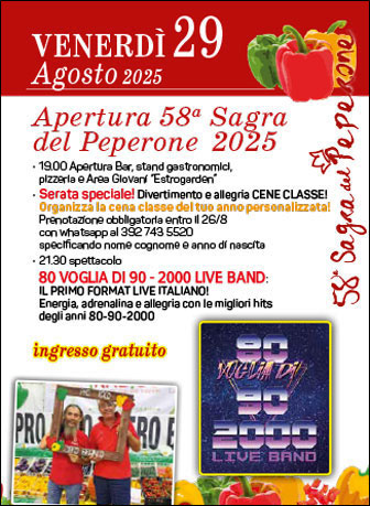 ZERO BRANCO SAGRA DEL PEPERONE 2025 agosto 29