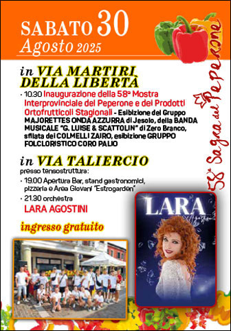 ZERO BRANCO SAGRA DEL PEPERONE 2025 agosto 30