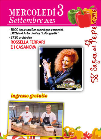 ZERO BRANCO SAGRA DEL PEPERONE 2025 settembre 3