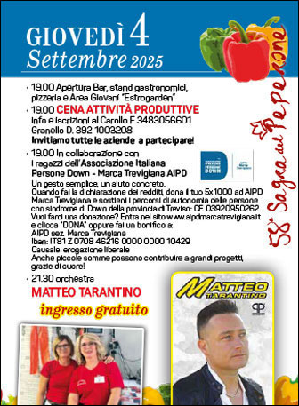 ZERO BRANCO SAGRA DEL PEPERONE 2025 settembre 4