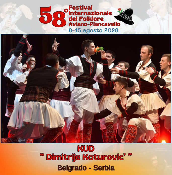 gruppo folkloristico serbia Belgrado kud dimitrije koturovic