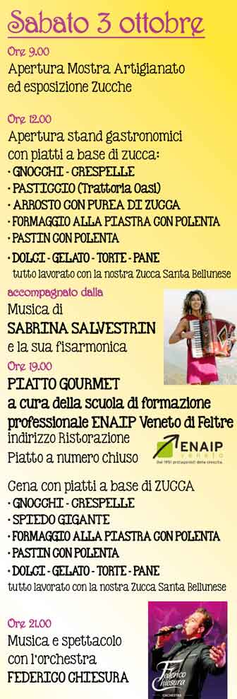 belluno caorera sagra della zucca ottobre 3