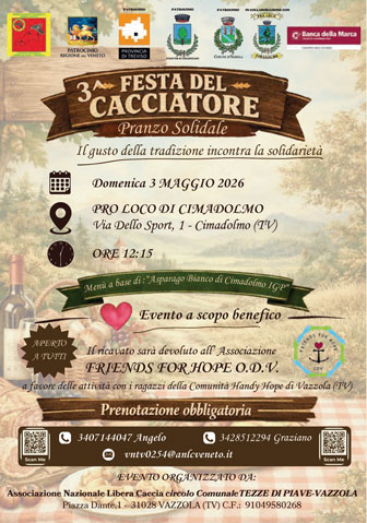 cimadolmo festa del cacciatore