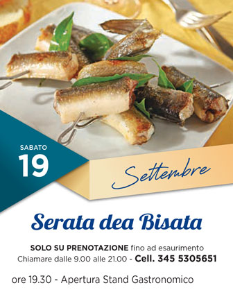 19 SETTEMBRE cimadolmo festa del pesce e delle nostre acque
