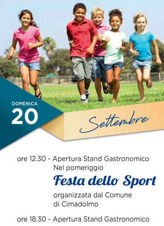 20 SETTEMBRE cimadolmo festa del pesce e delle nostre acque