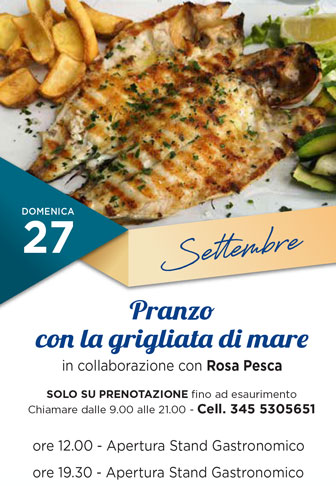 27 SETTEMBRE cimadolmo festa del pesce e delle nostre acque
