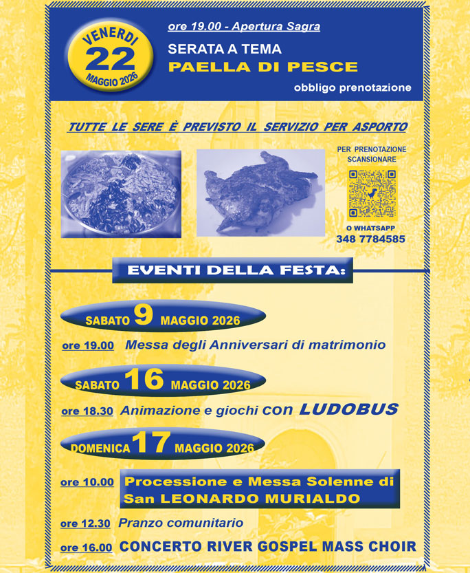 CONEGLIANO FESTA DELLA FAMIGLIA DEL MURIALDO eventi