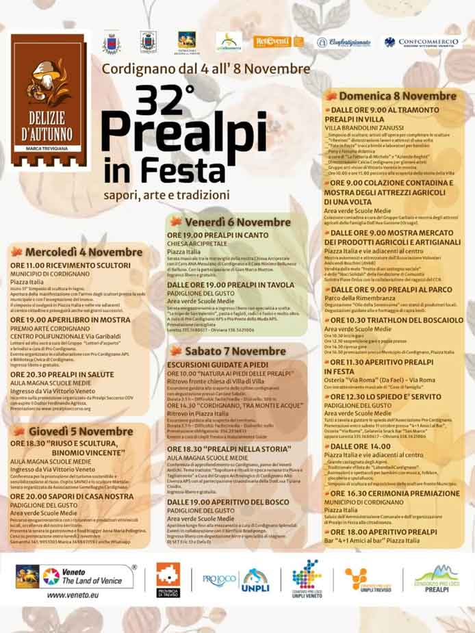 cordignano prealpi in festa programma