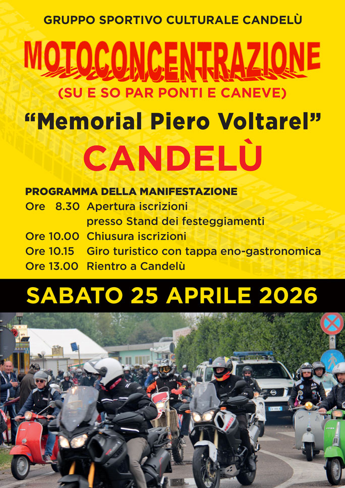 maserada sul piave candelù motoraduno