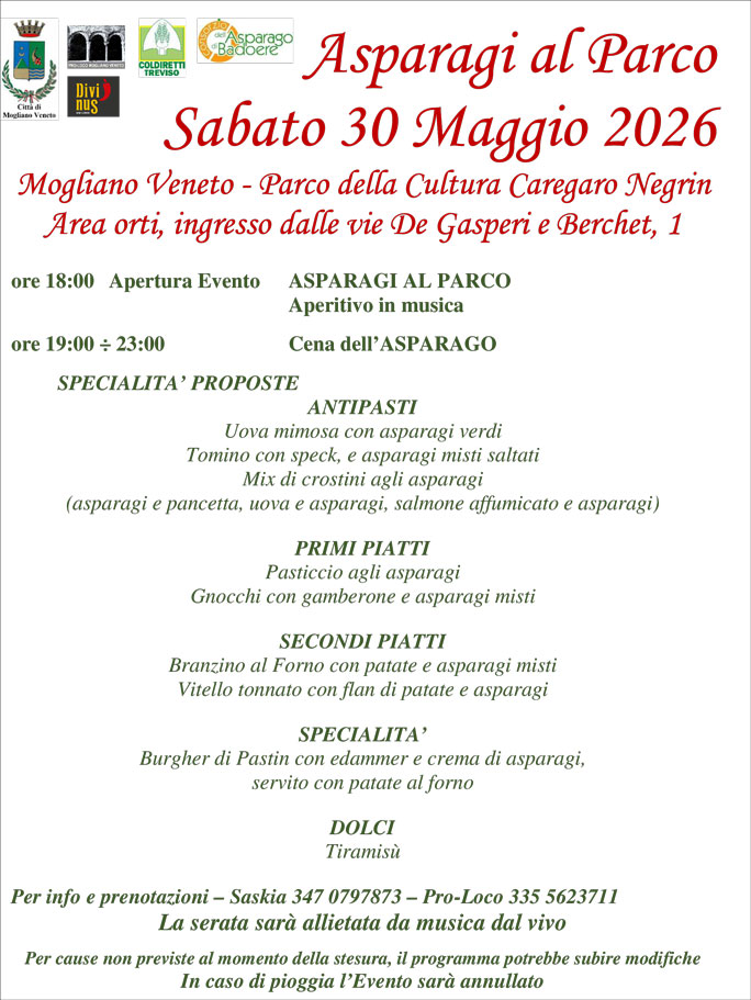 mogliano veneto asparagi nel parco