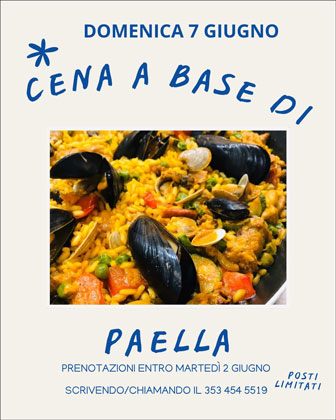 CENA A BASE DI PAELLA