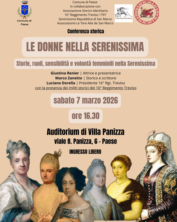 paese conferenza storica le donne della serenissima