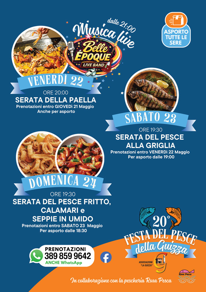 SAN POLO DI PIAVE GUIZZA FESTA DEL PESCE programma