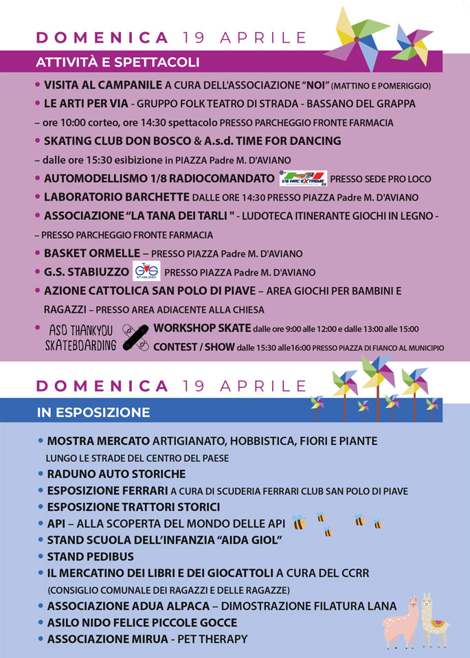 SAN POLO DI PIAVE PRIMAVERA SUL LIA spettacoli