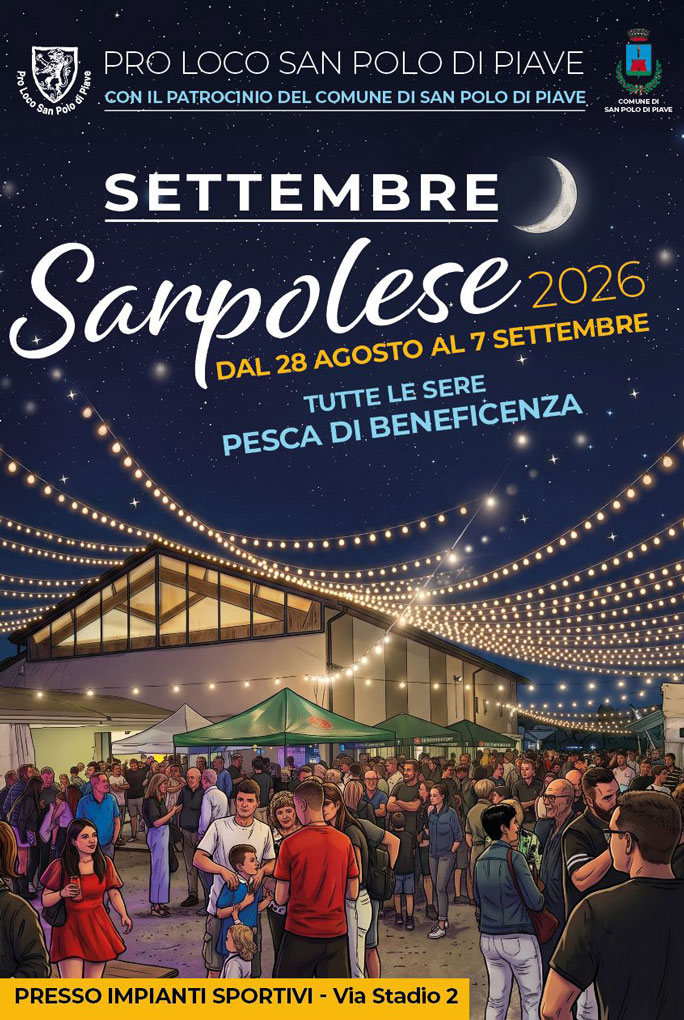 SAN POLO DI PIAVE SETTEMBRE SANPOLESE PROGRAMMA