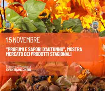 SUSEGANA MOSTRA MERCATO DEI PRODOTTI STAGIONALI PROFUMI E SAPORI DI AUTUNNO EVENTI E INCONTRI