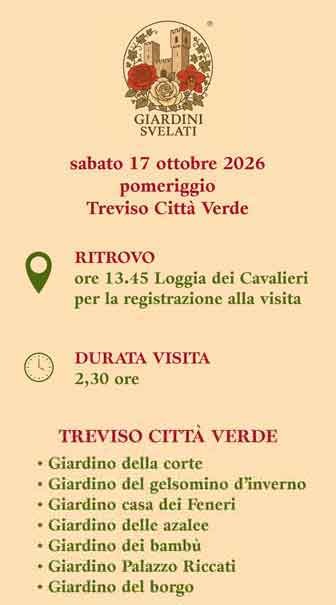 treviso giardini svelati visite città verde