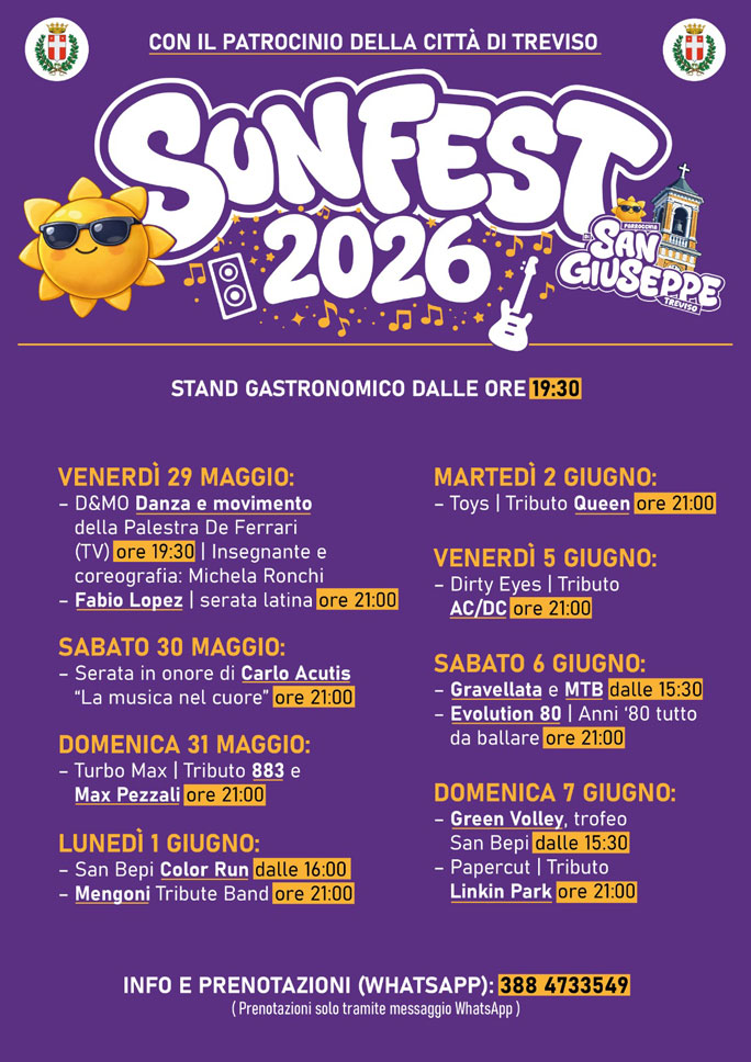 TREVISO SAN GIUSEPPE SUN FEST