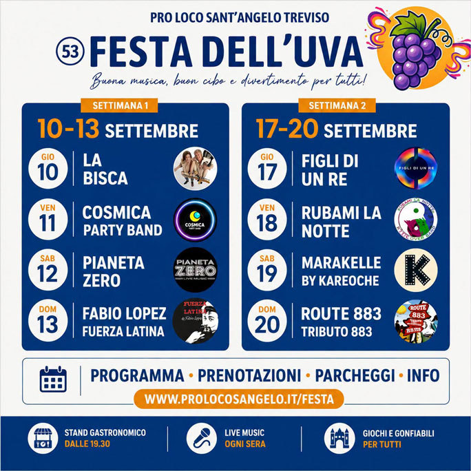 TREVISO SANT'ANGELO FESTA DELL'UVA