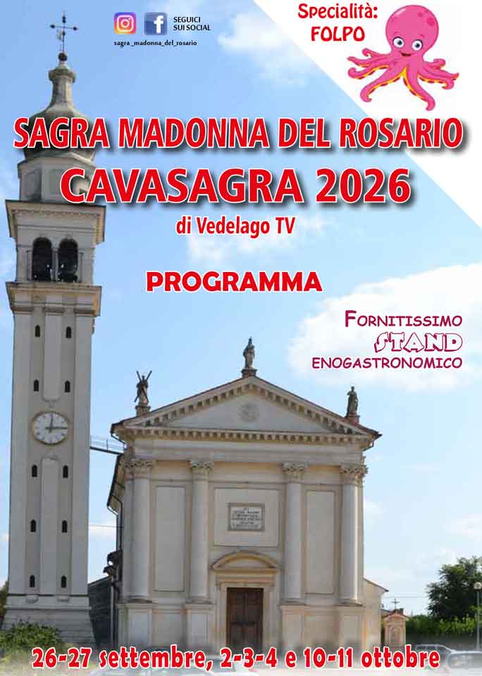 vedelago cavasagra sagra madonna del rosario