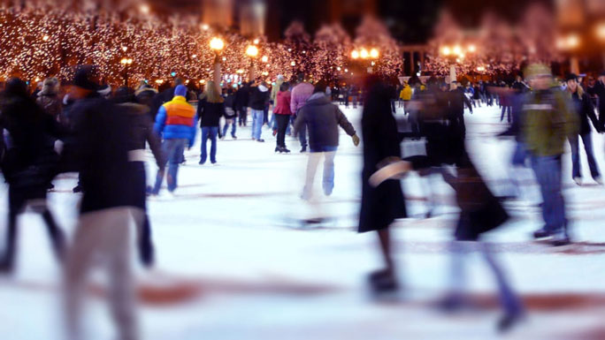 natale montebelluna pista di pattinaggio su ghiaccio