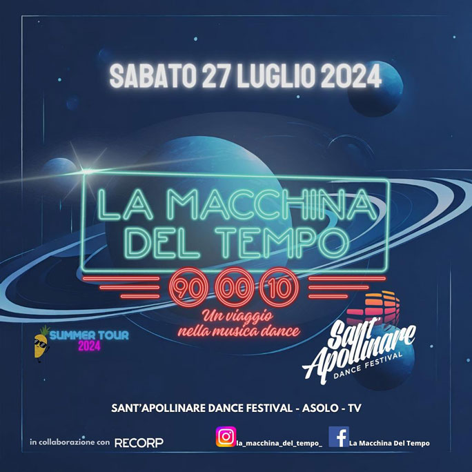 dj set LA MACCHINA DEL TEMPO asolo