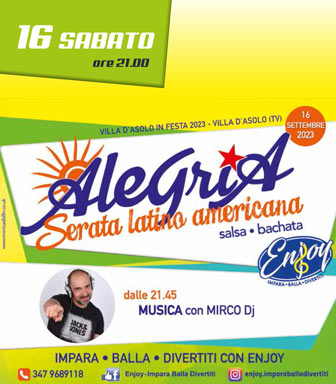 SABATO 16 SETTEMBRE2023 ASOLO VILLA IN FESTA