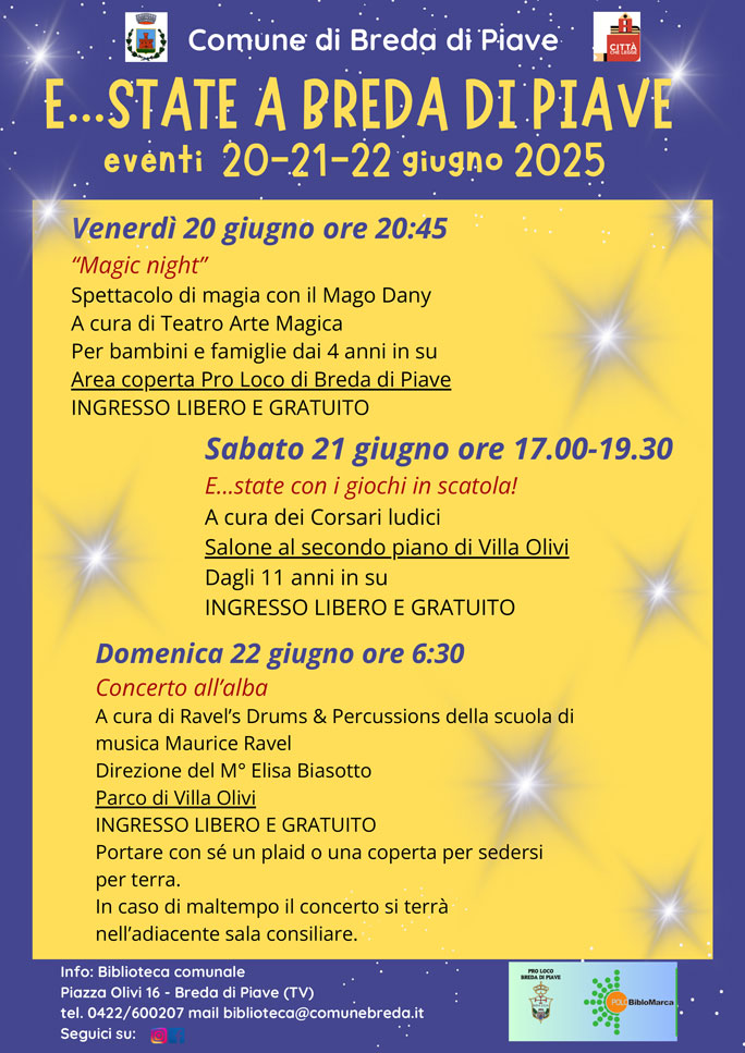 2025 E.STATE A BREDA DI PIAVE