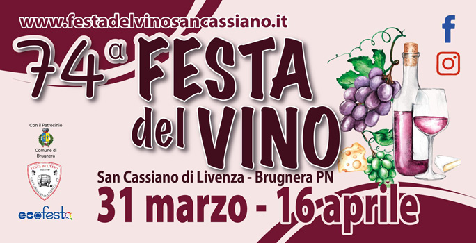 2023 PORDENONE BRUGNERA SAN CASSIANO DI LIVENZA FESTA DEL VINO 