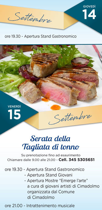 14 seettembre 2023 cimadolmo festa del pesce e delle nostre acque